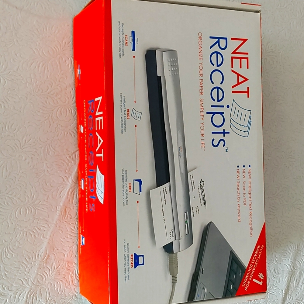 Electronic Receipts organizer